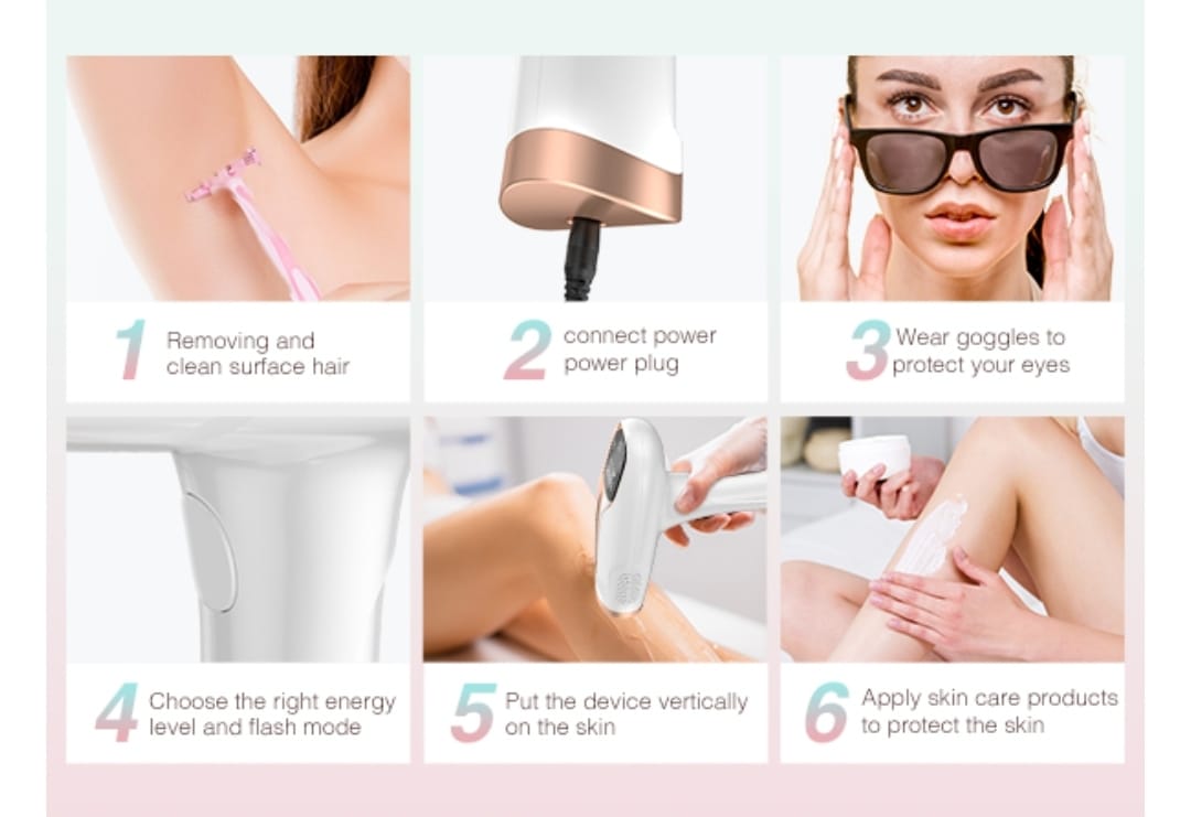 DEPILADORA LÁSER IPL + GEL CONDUCTOR