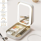 Espejo De Maquillaje Iluminado Portatil