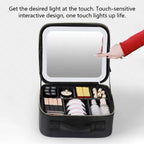 Cosmetiquera Con Espejo Led